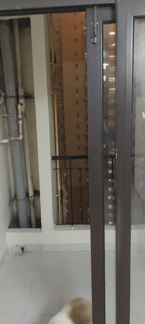 Building Lobby in 3.5 BHK Apartment at Sanchar Residency, Raj Nagar Extension – for Sale