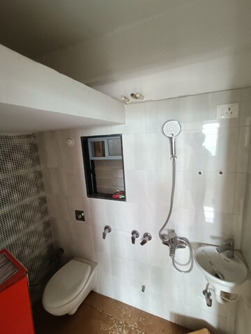 Bathroom in 1 BHK Apartment at Lodha Panacea Phase 2, Dombivli East – for Rent