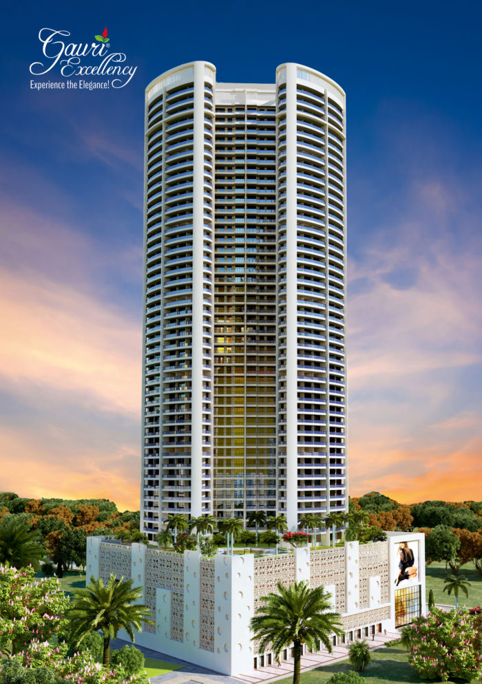 2 BHK + Pooja Room 733 Sq.Ft. Apartment in Gauri Excellency