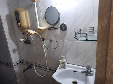Bathroom in 1 BHK Apartment at Srishti complex Powai, Powai – for Rent
