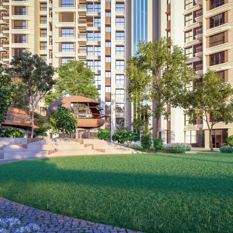 Garden, chandak-highscape-city 2 Bedroom 661 Sq.Ft. Apartment In New Ashok Nagar Mumbai 8835340