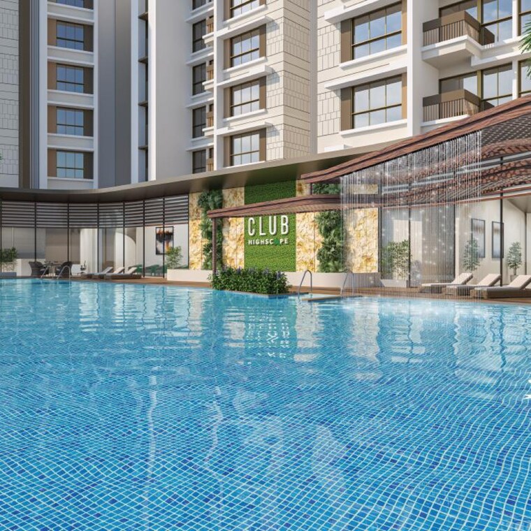 Swimming Pool, chandak-highscape-city 2 Bedroom 661 Sq.Ft. Apartment In New Ashok Nagar Mumbai 8835340