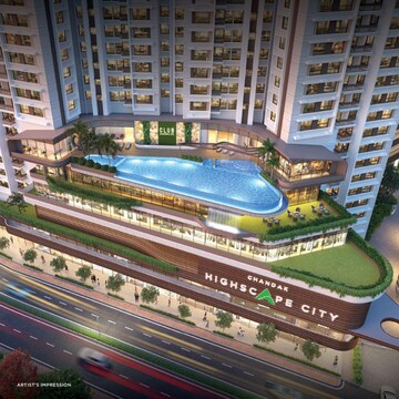 2 BHK Apartment – Exterior View View at Chandak Highscape City, New Ashok Nagar - for Sale