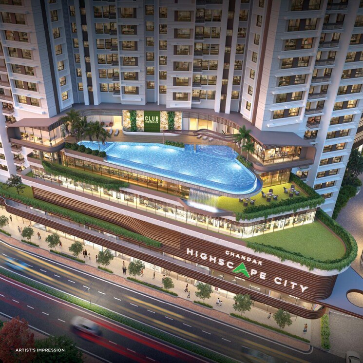 Exterior View, chandak-highscape-city 2 Bedroom 661 Sq.Ft. Apartment In New Ashok Nagar Mumbai 8835340