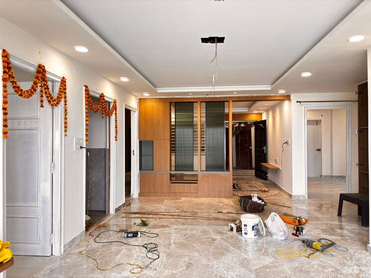 Living Room, aditya-empress-towers 3 Bedroom 2100 Sq.Ft. Apartment In Shaikpet Hyderabad 8835375