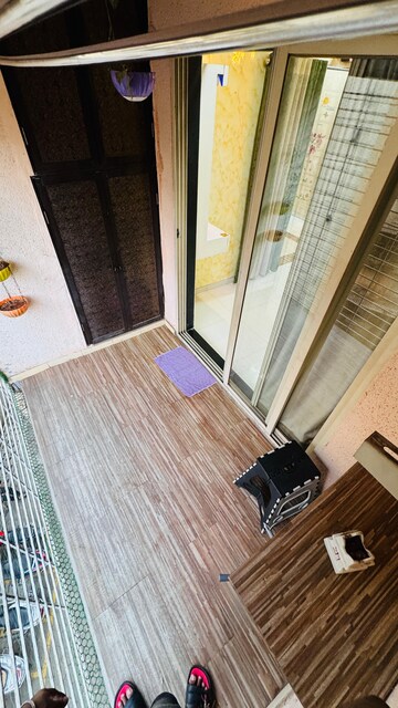 Balcony in 1 BHK Apartment at Raj Residency Kasarvadavali, Kasarvadavali – for Rent