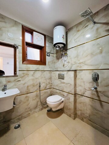 Bathroom in 3 BHK Builder Floor at Saket – for Rent