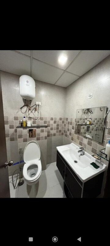 Bathroom in 2 BHK Apartment at MI Rustle Court, Gomti Nagar – for Rent