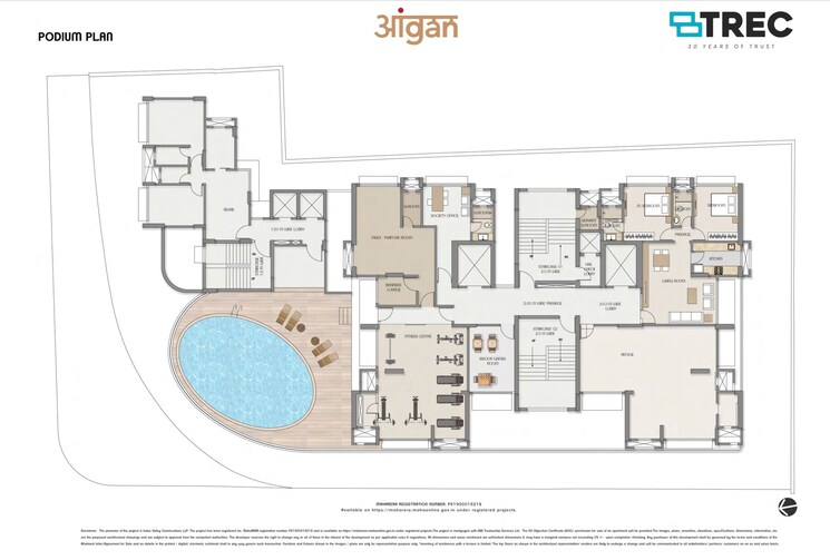 Floor Plan, matunga west 2 Bedroom 710 Sq.Ft. Apartment In Matunga West Mumbai 8835526