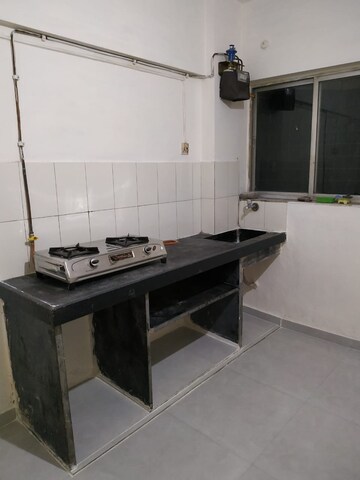 Kitchen in 1 RK Apartment at Gokuldham CHS Goregaon, Goregaon East – for Rent