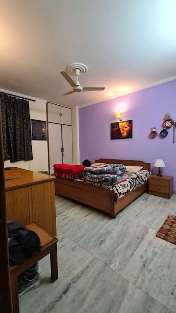 Bedroom in 3 BHK Builder Floor at Greater Kailash ii – for Rent