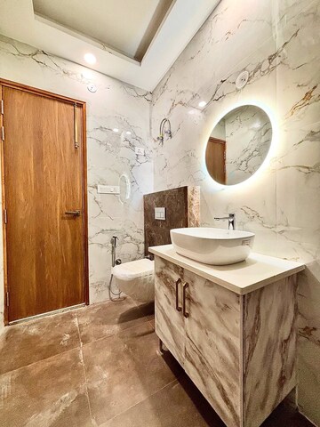 Bathroom in 3 BHK Builder Floor at Puri Kohinoor, Sector 89 – for Sale