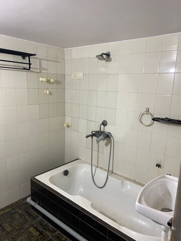 Bathroom in 3 BHK Apartment at Bhoomi Castle, Malad West – for Rent