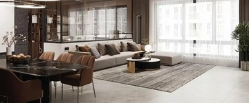 Living Room in 3 BHK Apartment at Dombivli – for Sale