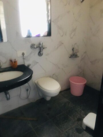Bathroom in 2 BHK Apartment at Nyati Equatorial II, Bavdhan – for Rent