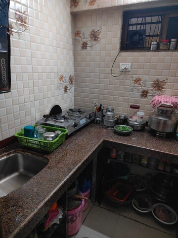 Kitchen in 1 RK Apartment at Silver Castle Andheri East, Andheri East – for Rent