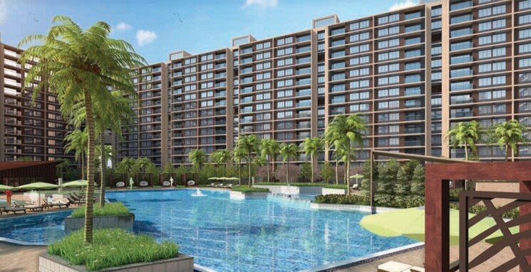 Swimming Pool, kumar-palmspring-towers 3 Bedroom 1566 Sq.Ft. Apartment In Undri Pune 8836022