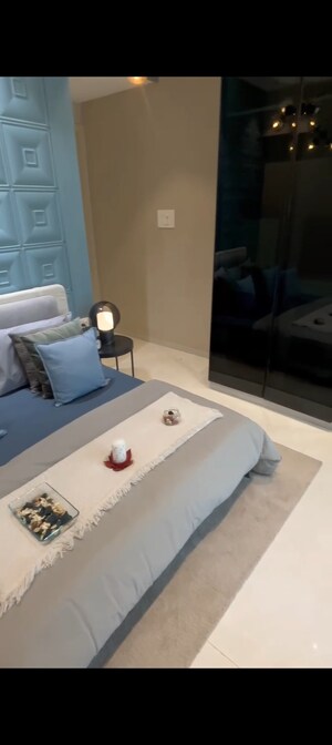 Master Bedroom in 3 BHK Apartment at Neelam Senroofs, Nahur East – for Sale