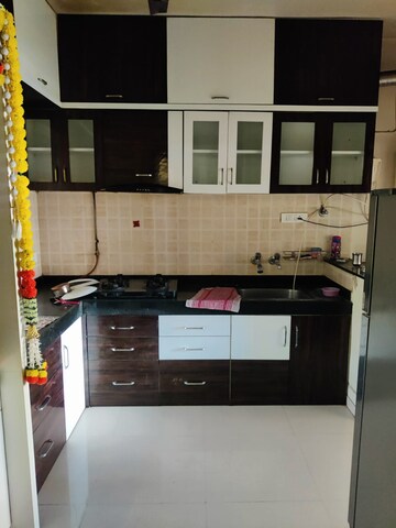 Kitchen in 3 BHK Apartment at Nyati Equatorial, Bavdhan – for Rent