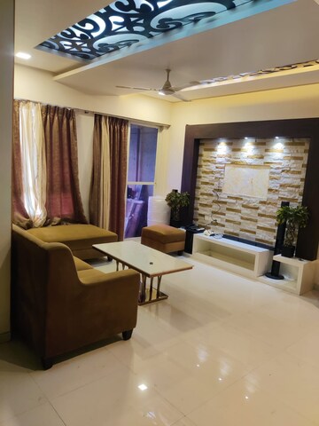 Living Room in 3 BHK Apartment at Nyati Equatorial, Bavdhan – for Rent