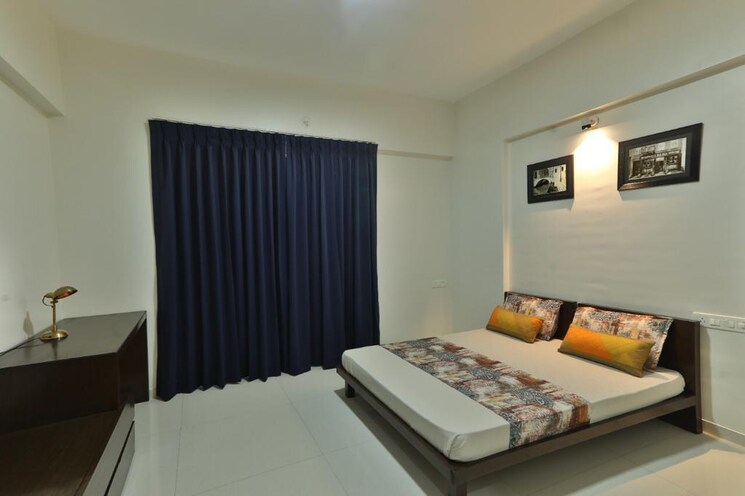 Bedroom, kumar-princetown-royal 3 Bedroom 1350 Sq.Ft. Apartment In Undri Pune 8836048