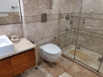 Bathroom in 4 BHK Builder Floor at Panchsheel Enclave – for Sale