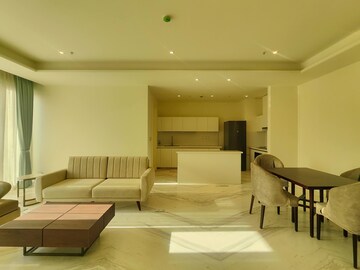 Living Room in 2 BHK Apartment at Bhartiya Leela Residences, Thanisandra Main Road – for Sale