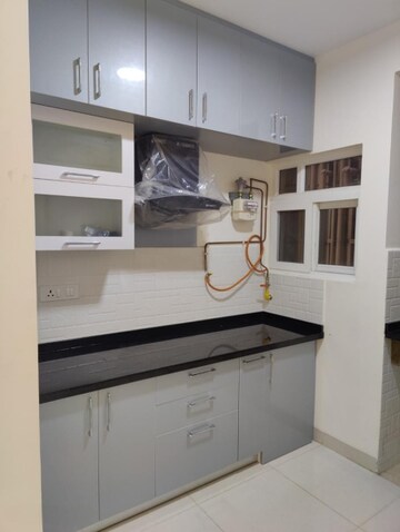 Kitchen in 3 BHK Apartment at Mantri Lithos, Thanisandra – for Rent