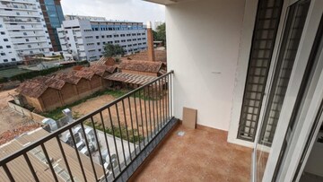 Balcony in 3 BHK Apartment at Mantri Lithos, Thanisandra – for Rent