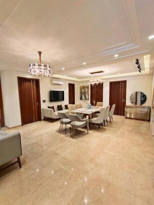 Living Room in 4 BHK Builder Floor at S S Southend, Sector 49 – for Sale