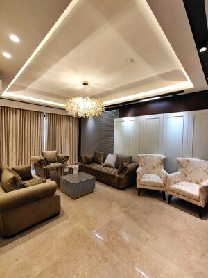 Living Room in 4 BHK Builder Floor at S S Southend, Sector 49 – for Sale