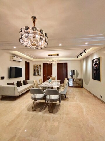 Living Room in 4 BHK Builder Floor at S S Southend, Sector 49 – for Sale