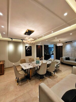 Living Room in 4 BHK Builder Floor at S S Southend, Sector 49 – for Sale