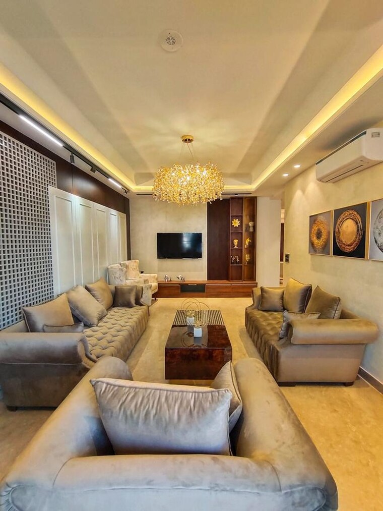 Living Room, s-s-southend 4 Bedroom 360 Sq.Yd. Builder Floor In Sector 49 Gurgaon 8836842