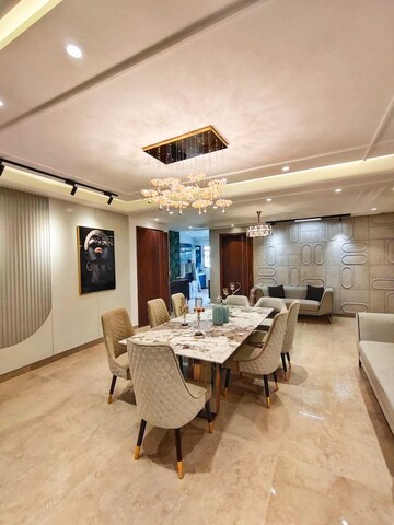 Living Room in 4 BHK Builder Floor at S S Southend, Sector 49 – for Sale