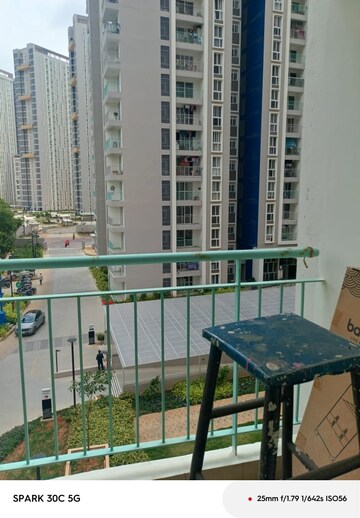 Balcony in 3 BHK Apartment at Brigade Cornerstone Utopia, Varthur – for Rent