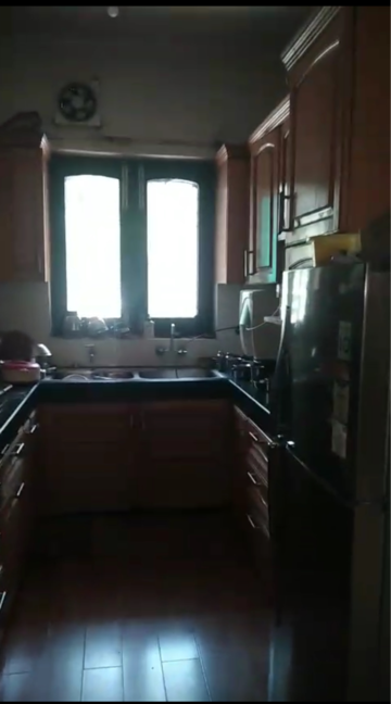 Kitchen in 2 BHK Builder Floor at Palam Vihar Residents Association, Palam Vihar – for Rent