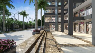Balcony in Studio Apartment at Uniwest Hub, Sector 22d Yamuna Expressway – for Sale
