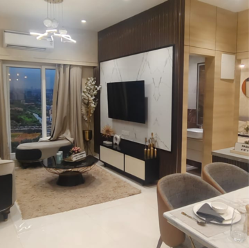 Living Room in 2 BHK Apartment at Ruparel Urbana, Milan Nagar – for Sale