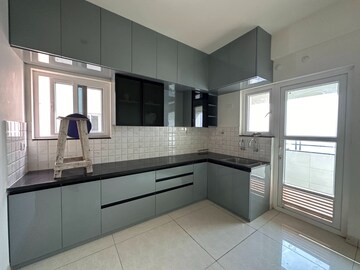 Kitchen in 3 BHK Apartment at Aparna Cyberscape, Nallagandla – for Rent