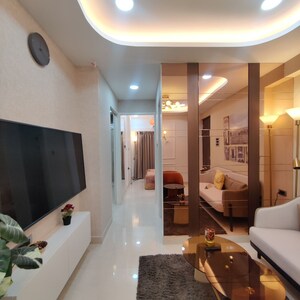 Living Room in 3 BHK Apartment at Raghav Parijat, Nehru Nagar – for Sale