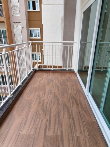 Balcony in 3.5 BHK Apartment at LnT Raintree Boulevard, Hebbal – for Sale