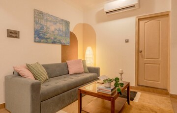 Living Room in 4 BHK Villa at Nagoa – for Sale