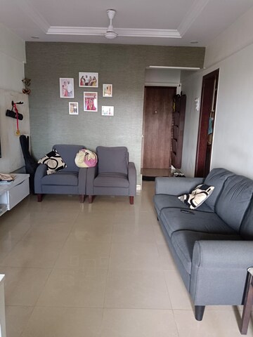 Living Room in 2 BHK Apartment at Sun Srishti, Tunga Village – for Rent