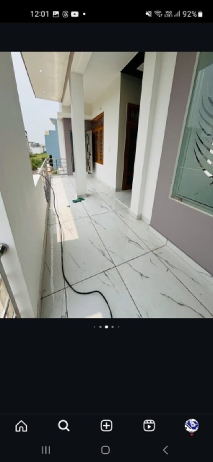 Balcony, sector 38 3 Bedroom 2100 Sq.Ft. Builder Floor In Sector 38 Faridabad 8837632