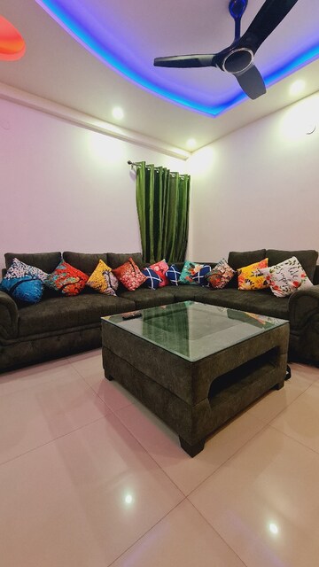 Living Room in 3 BHK Apartment at VVIP Addresses, Raj Nagar Extension – for Rent