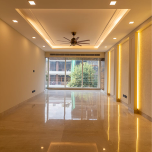 Living Room in 3 BHK Apartment at Emaar Urban Oasis, Nangli Umarpur – for Sale