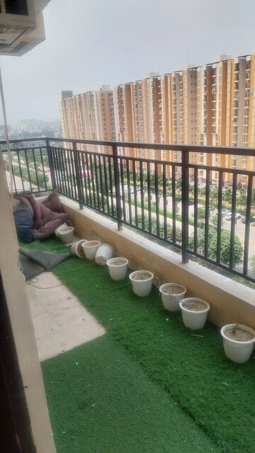 Balcony in 3 BHK Apartment at Sanchar Nest Palm Valley, Wave City – for Sale
