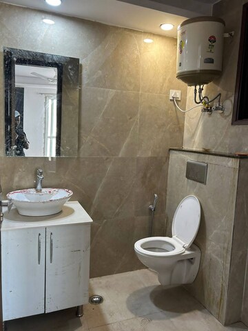 Bathroom in 3 BHK Builder Floor at Saket – for Rent