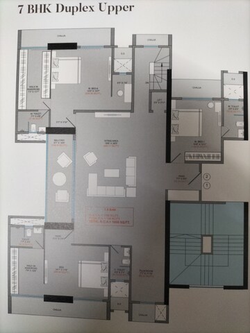 Floor Plan in 2 BHK Apartment at Sumit KMR Param, Borivali West – for Sale